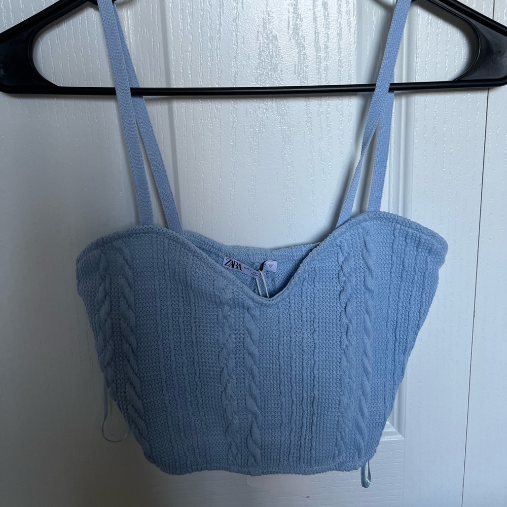 Blue Zara Tank Top